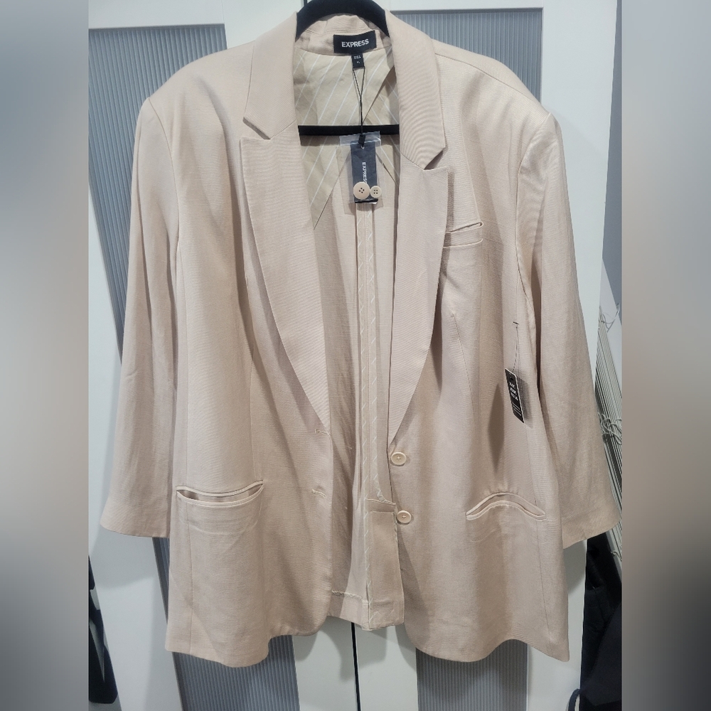 Express Beige Blazer